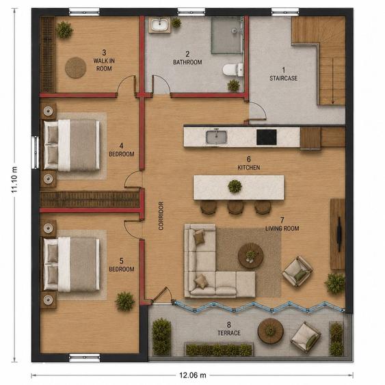 Casă cu 8 camere cu Teren 182 Mp în Ștefan cel Mare