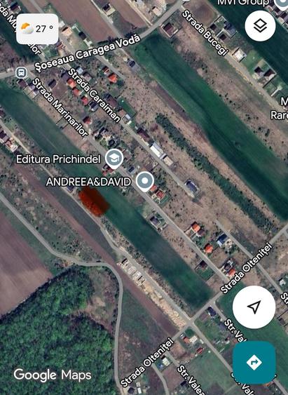Teren Construcții intravilan de 600 mp, în Țegheș