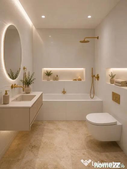 Apartament cu 3 camere semidecomandat în Nicolina
