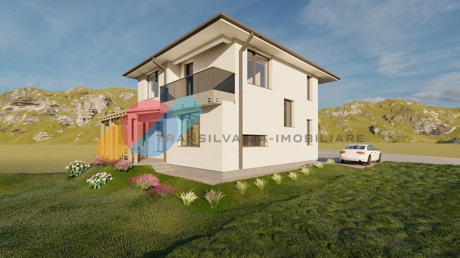 Casă individuală cu 4 camere cu Canalizare în Chinteni