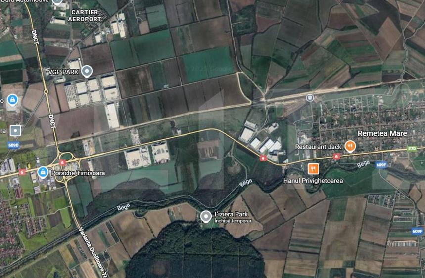 Teren Construcții extravilan de 17400 mp, în Remetea Mare