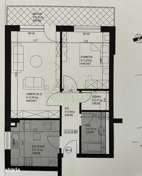 Apartament 2 Camere Grandis Residence Balcon 10 mp Parcare ?i Boxa - 6