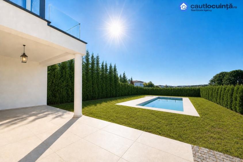 Vilă individuală cu piscină | Teren 720 mp | 4 dormitoare | Corbeanca - 1