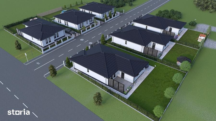 Casă cu 3 camere cu Teren 500 Mp în Burdea