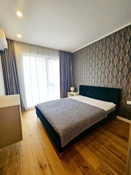 Apartament cu 2 camere semidecomandat, mobilat în Pipera