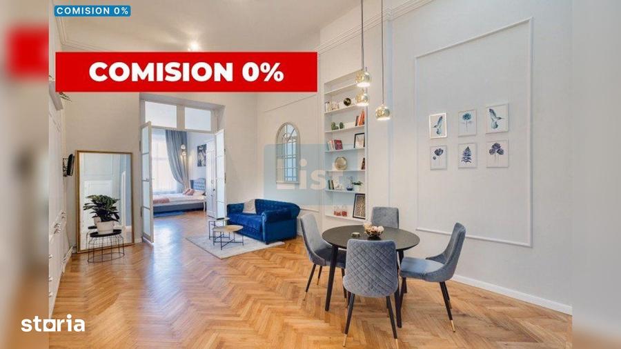 Apartament cu 4 camere semidecomandat, mobilat în Ultracentral