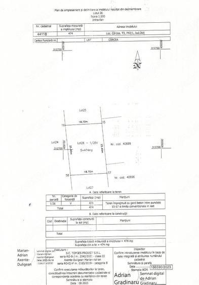 Teren de 474 mp, în Plaiul Vulcanești