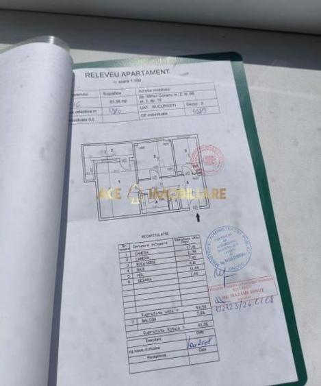 Apartament cu 2 camere decomandat, mobilat în 13 Septembrie