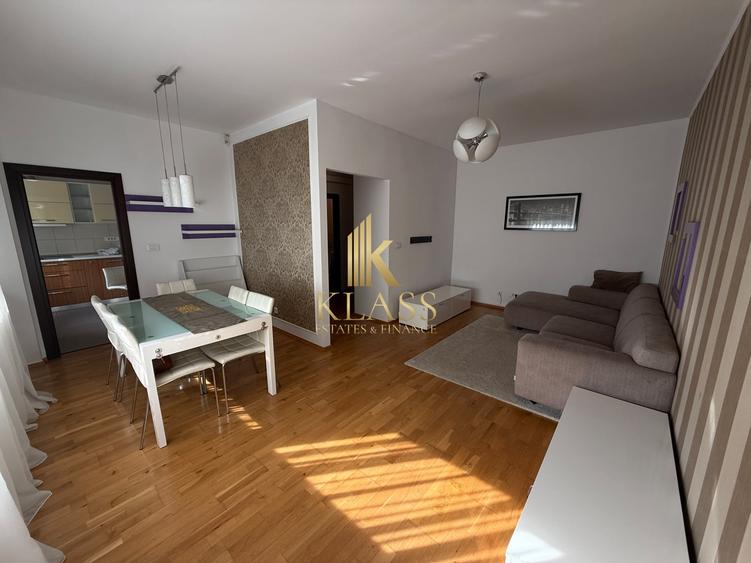 Apartament cu 3 camere decomandat, mobilat în Băneasa