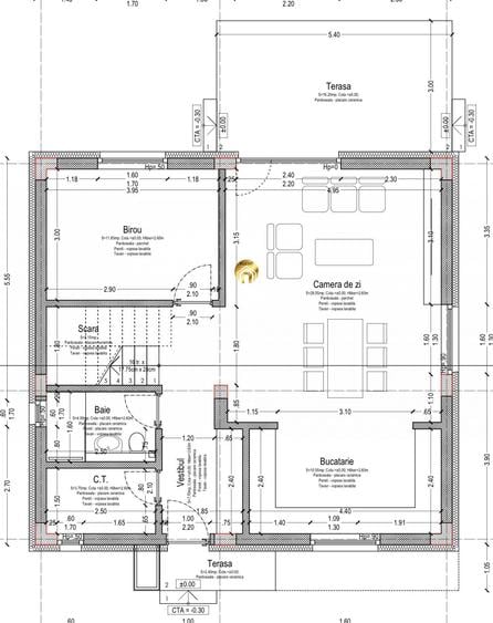 Casă individuală cu 5 camere cu Teren 300 Mp în Otopeni