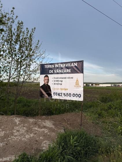 Teren Construcții intravilan de 3500 mp, în Exterior Sud