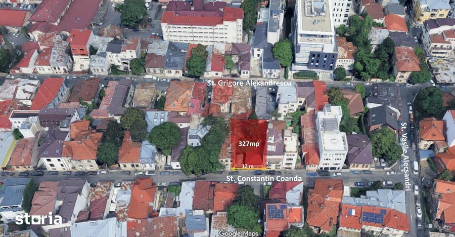 Teren de 327 mp, în Dorobanți