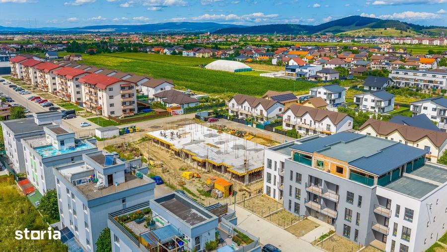 Apartament cu 2 camere decomandat în Sânpetru