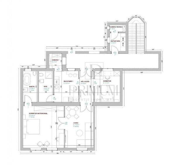 Apartament cu 3 camere decomandat în Elisabetin