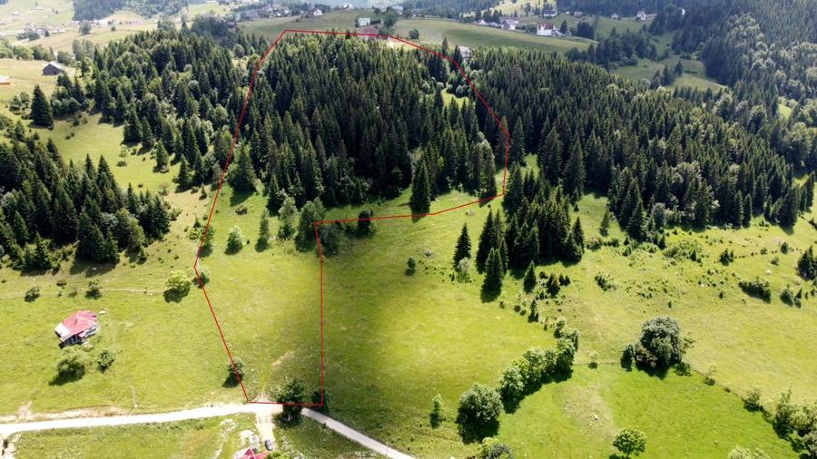 Teren intravilan de 15771 mp, în Fundata