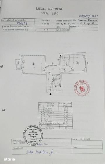 Apartament cu 2 camere în Pantelimon