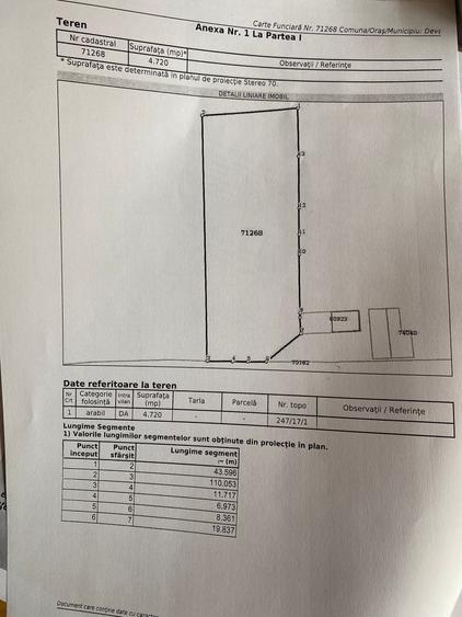 Teren Construcții intravilan de 14720 mp, în Gării
