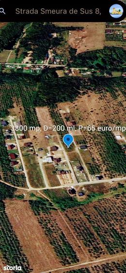 Teren de 800 mp, în Moșoaia
