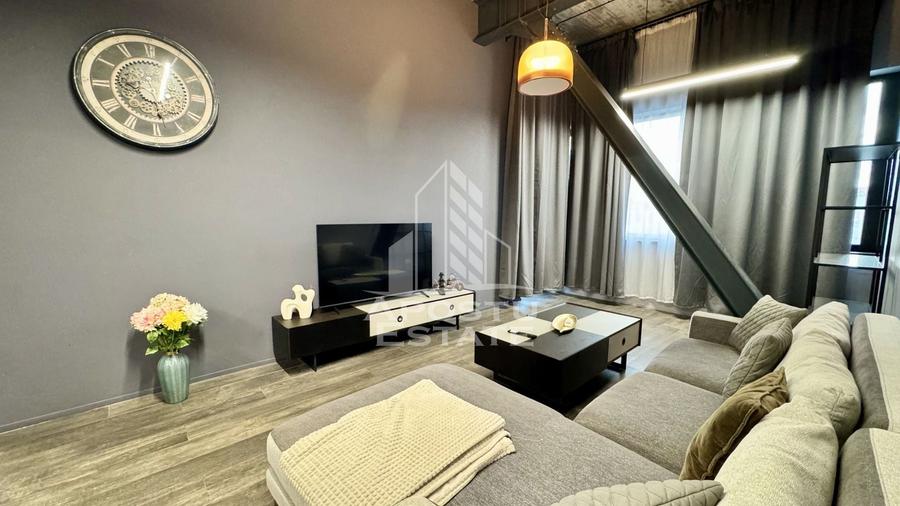Apartament cu 2 camere semidecomandat, mobilat în Cetății