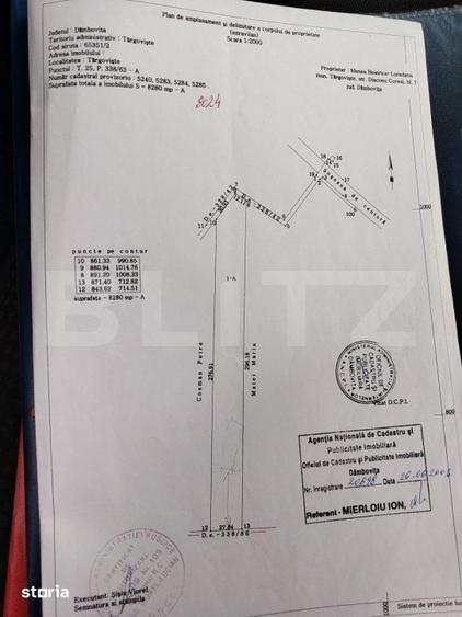 Teren de 8280 mp, în Central