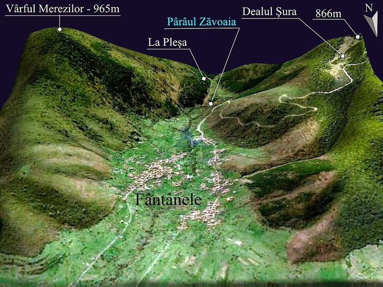 Casă individuală cu 4 camere cu Canalizare în Fântânele