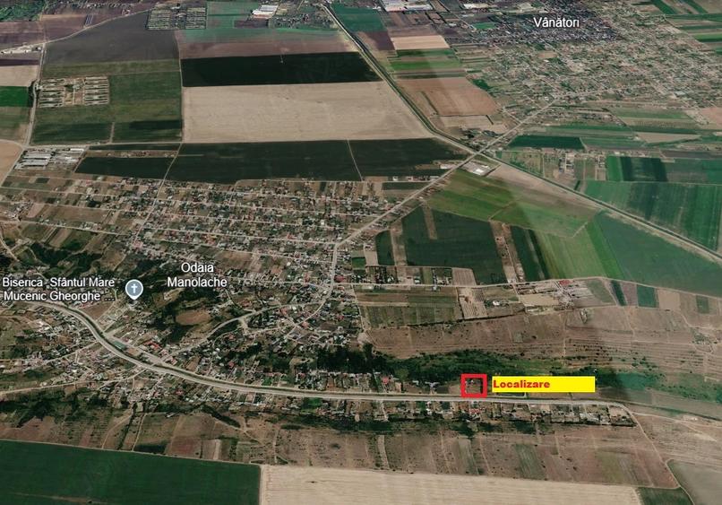 Teren de 3515 mp, în Odaia Manolache