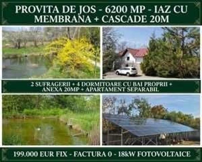 Casă cu 4 camere cu Teren 6200 Mp în Provița de Jos