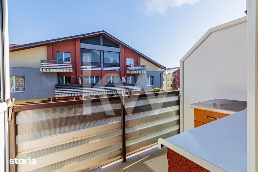 Apartament cu 3 camere decomandat, mobilat în Sânpetru