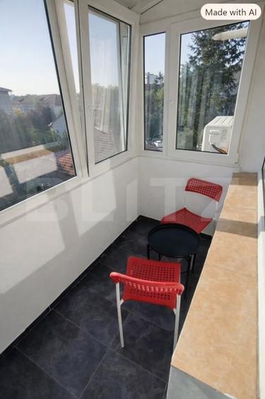Apartament cu 2 camere semidecomandat, mobilat în Take Ionescu