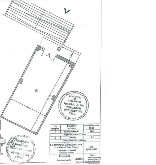 Spațiu comercial, de 62 mp, în Central