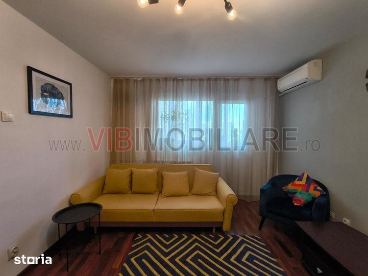 Apartament cu 2 camere semidecomandat în Tei