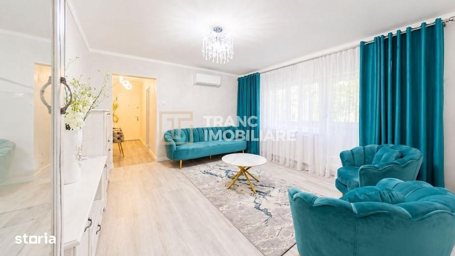 Apartament cu 2 camere semidecomandat, mobilat în Micălaca