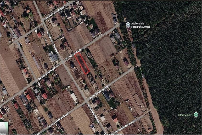 Teren de 1008 mp, în Moara Vlăsiei