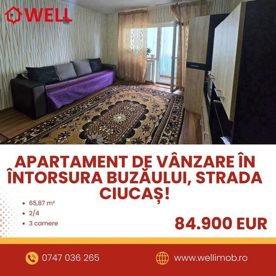 Apartament cu 3 camere în Central