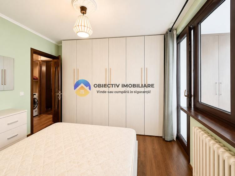 Apartament cu 3 camere semidecomandat, mobilat în Central