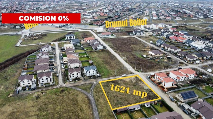 Teren Construcții intravilan de 1621 mp, în Moșnița Nouă