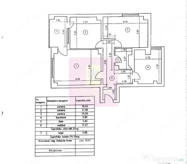 Apartament cu 3 camere decomandat în Alexandru Obregia