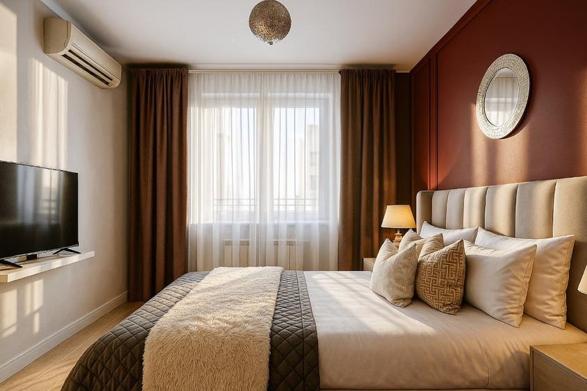 Apartament cu 2 camere semidecomandat, mobilat în Universitate