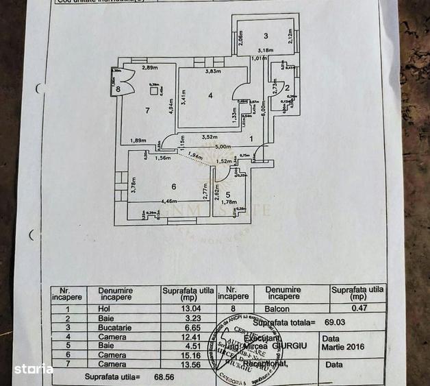 3 Camere Mansarda Centrala Proprie Metrou Gorjului - 2