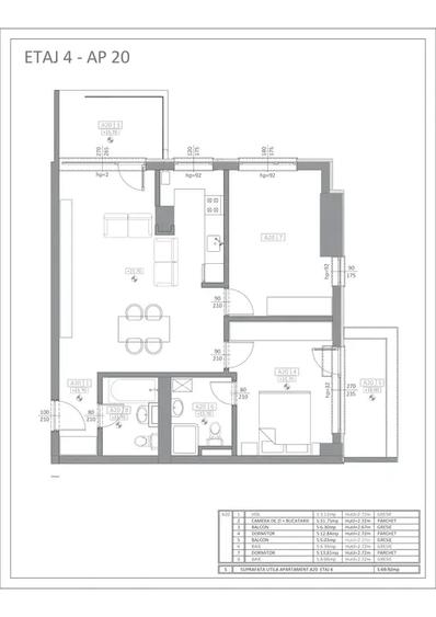 Apartament cu 3 camere decomandat în Unirii