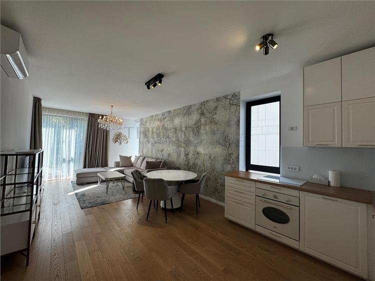 Apartament cu 2 camere decomandat, mobilat în Herăstrău
