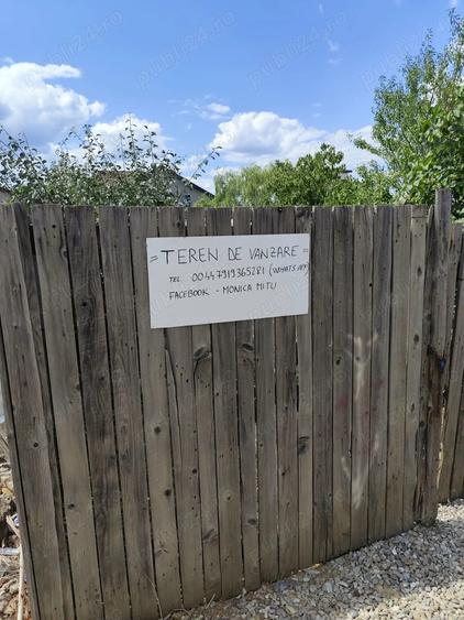 Teren de 522 mp, în Schela
