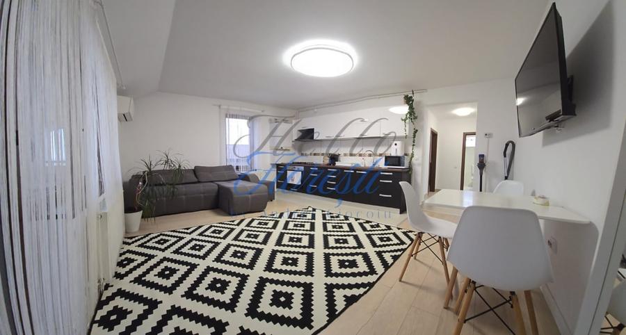 Apartament cu 3 camere semidecomandat, mobilat în Iris