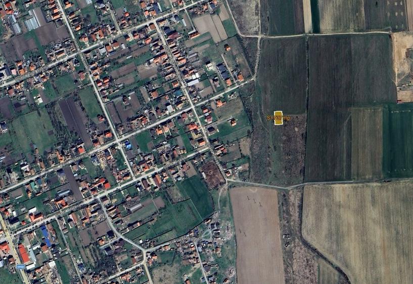 Teren Construcții intravilan de 737 mp, în Moșnița Veche