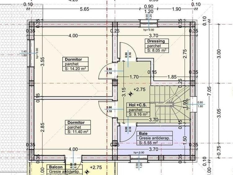 Casă individuală cu 4 camere cu Teren 308 Mp în Burdujeni