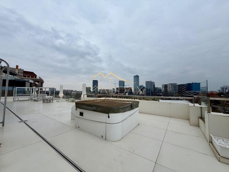 Penthouse cu 4 camere decomandat, mobilat în Floreasca