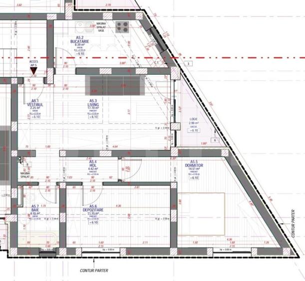 Apartament cu 3 camere decomandat în Mehala