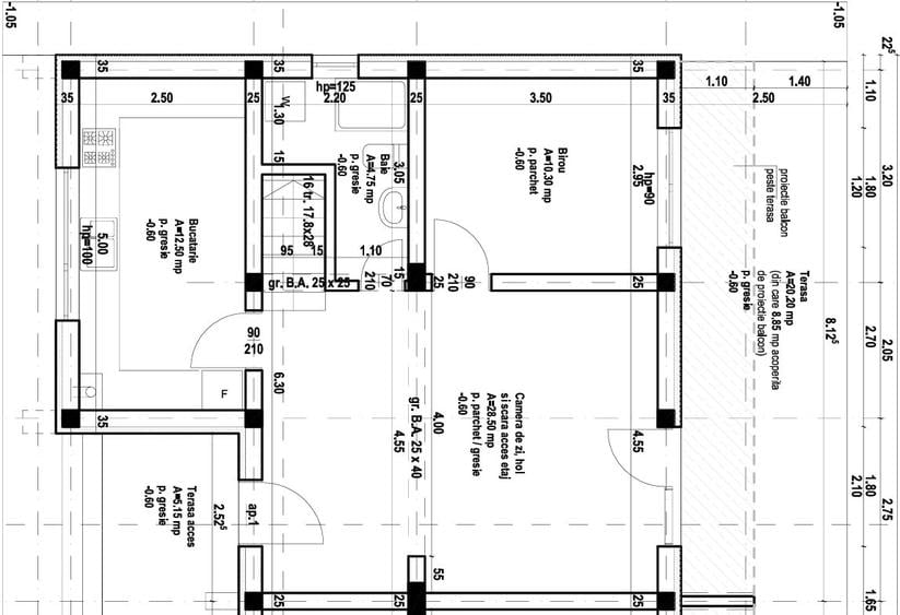 Duplex cu 5 camere cu Canalizare în Popas Păcurari