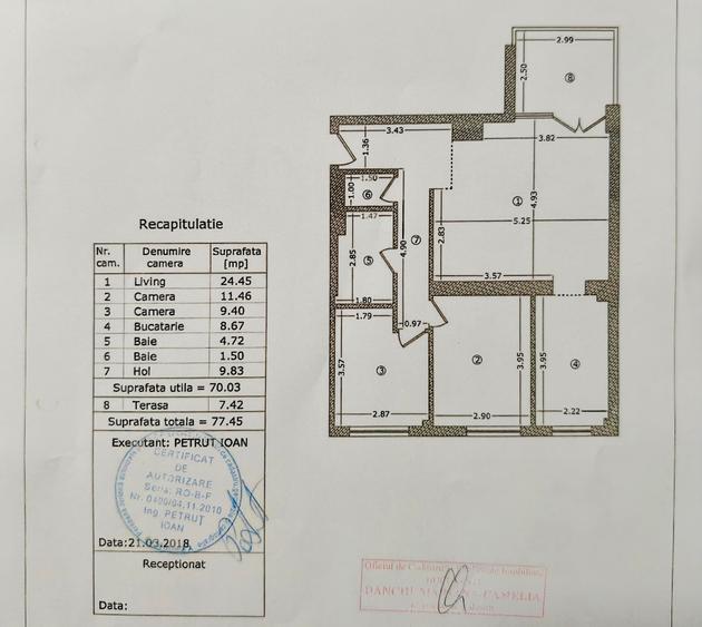 Apartament 3 camere premium | et 1 | Floreasca | Zona Pescariu | Bloc 2018 - 1