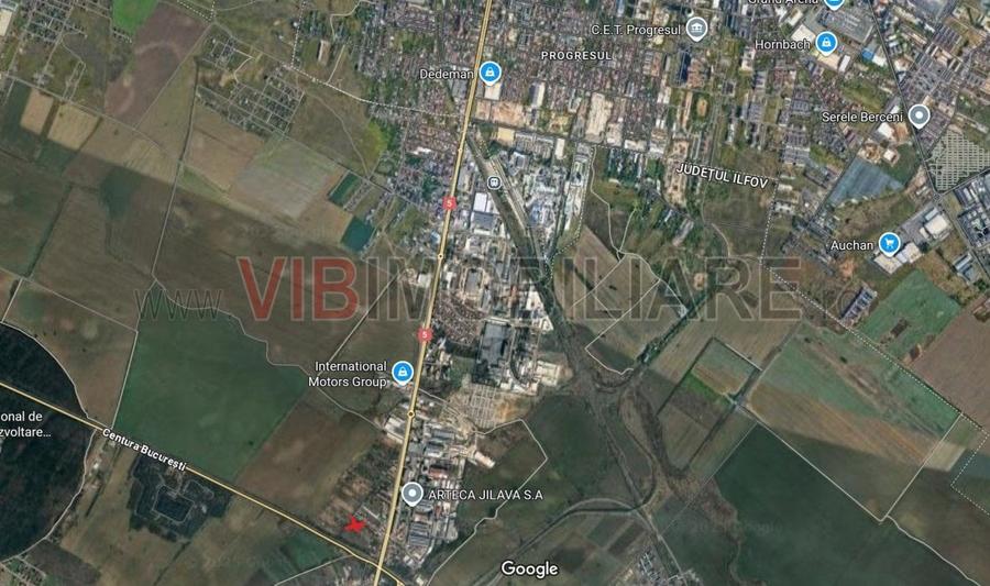 Teren intravilan de 423 mp, în Jilava